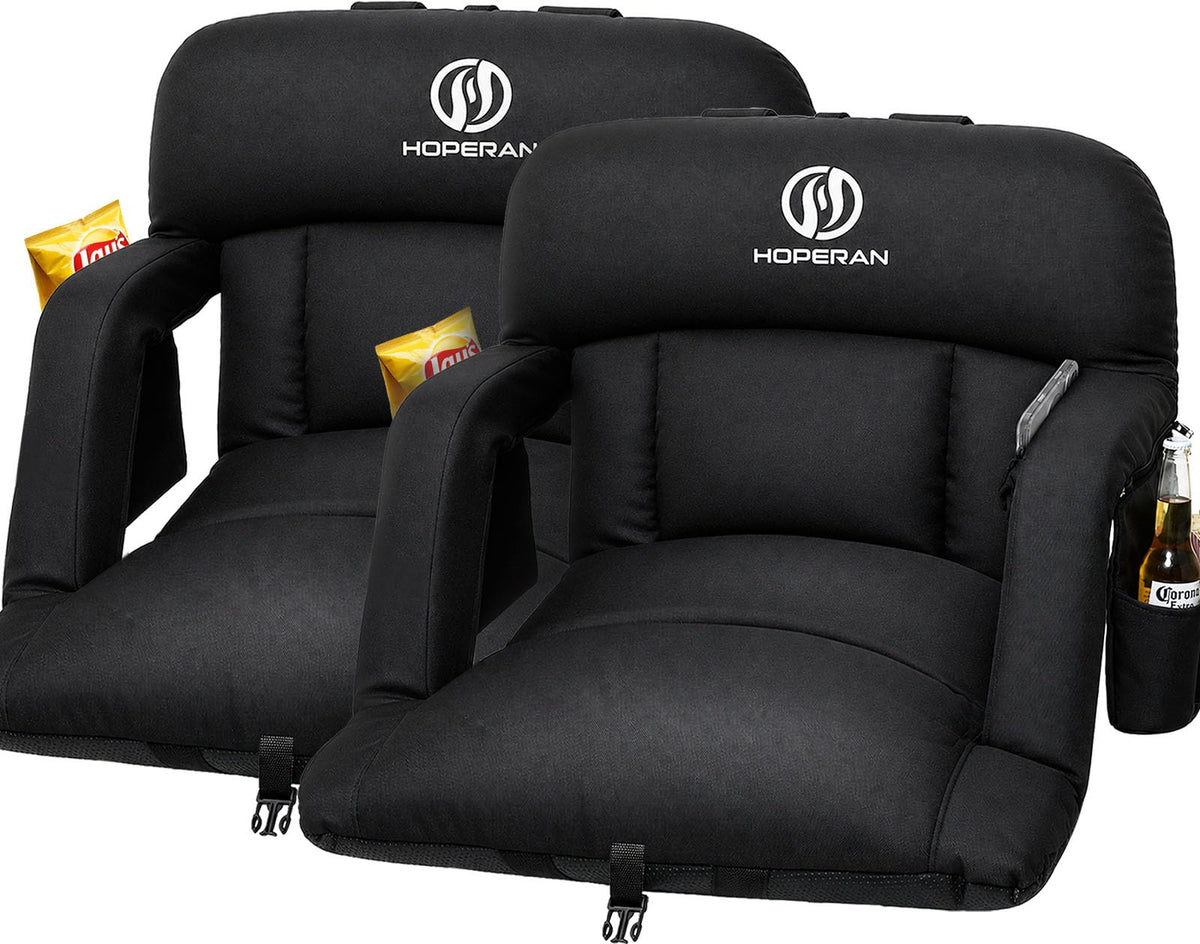 25" Extra Thick Stadium Seats for Bleachers, 2-Pack V805