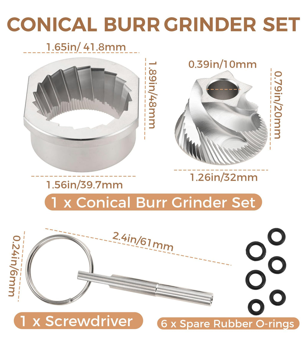 Conical Burr Grinder Set M19256