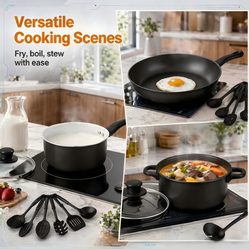 12 Piece Non Stick Cookware Set U348147