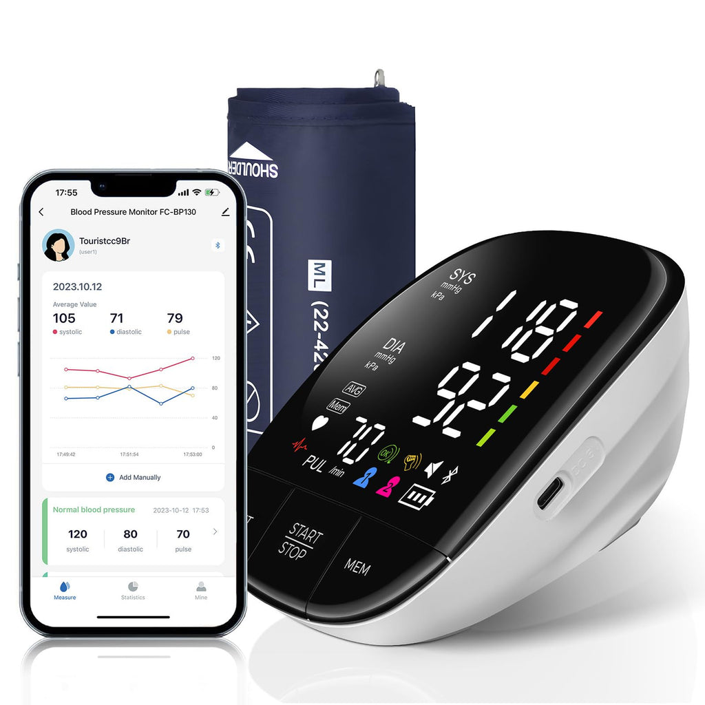 Automatic Upper Arm Blood Pressure Monitor with Large Cuff X4465