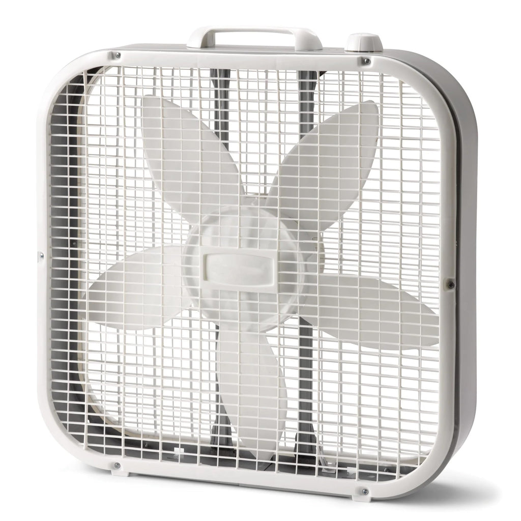 20" 3 Speeds White Portable Floor Fan M435