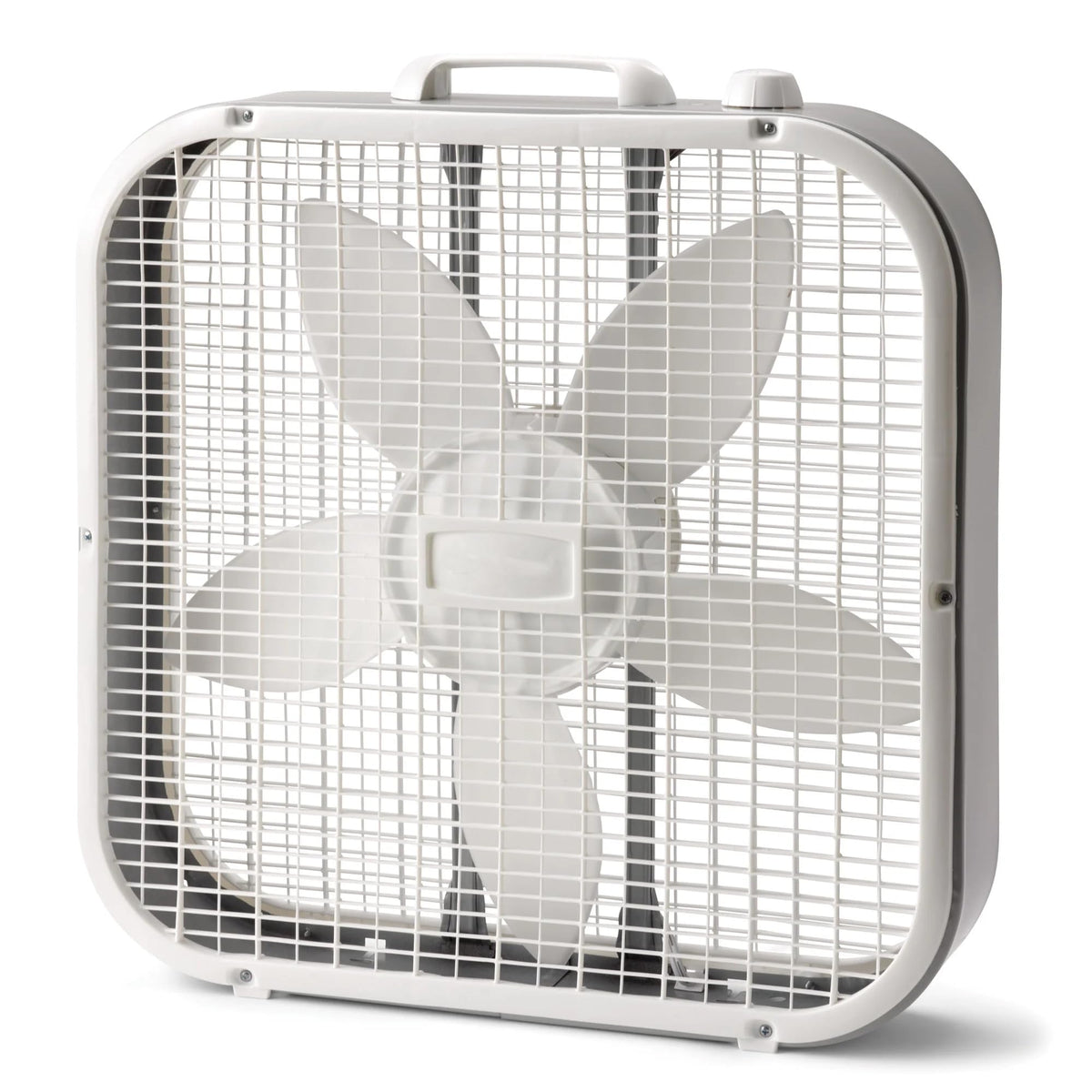 20" 3 Speeds White Portable Floor Fan M435