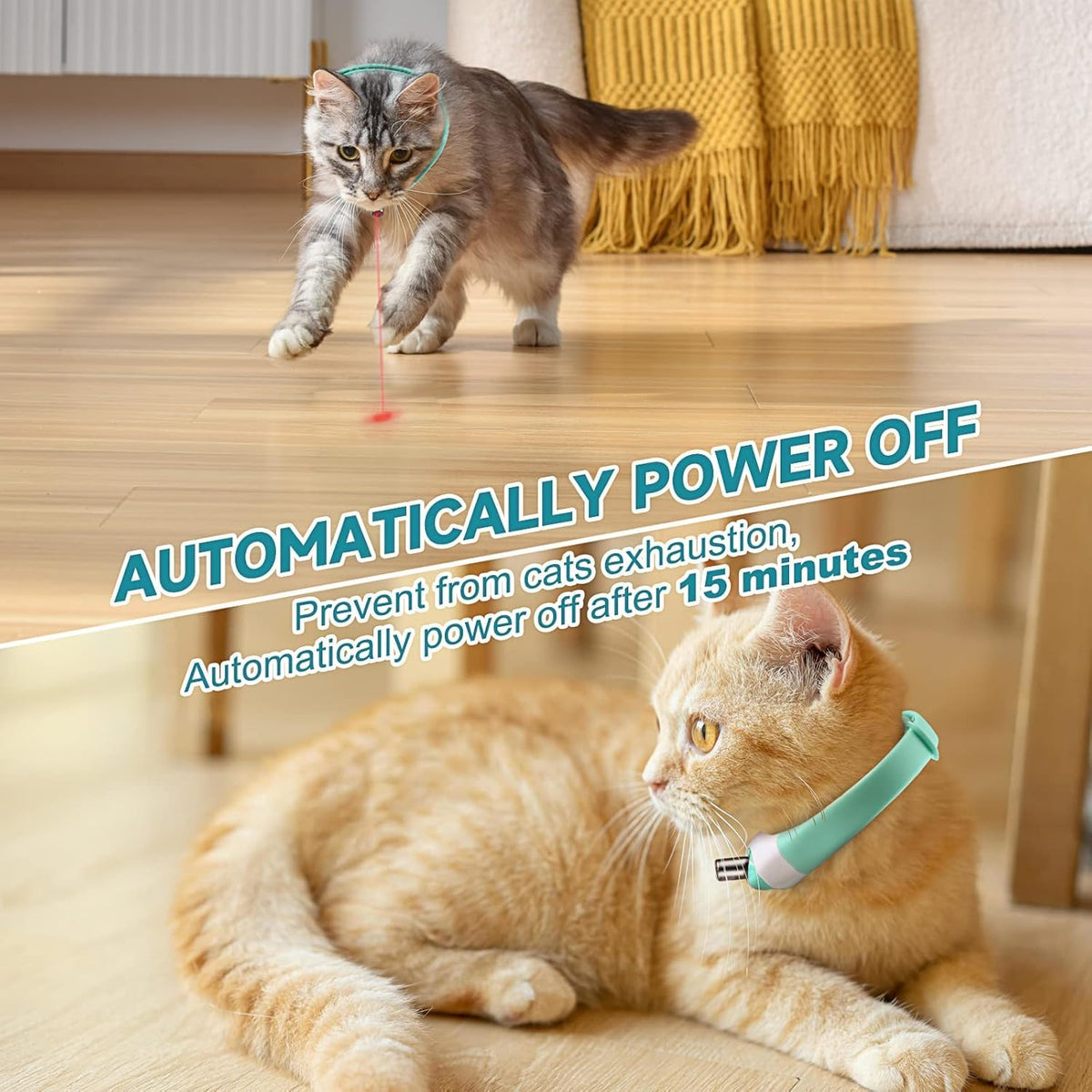 Rechargeable Laser Cat Toy Collar Y6815