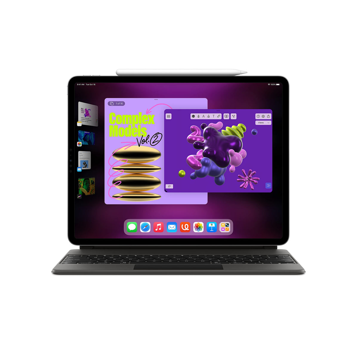 12.9-inch Tablet with M2 chip, 256GB, Wi-Fi 6E, Silver T710