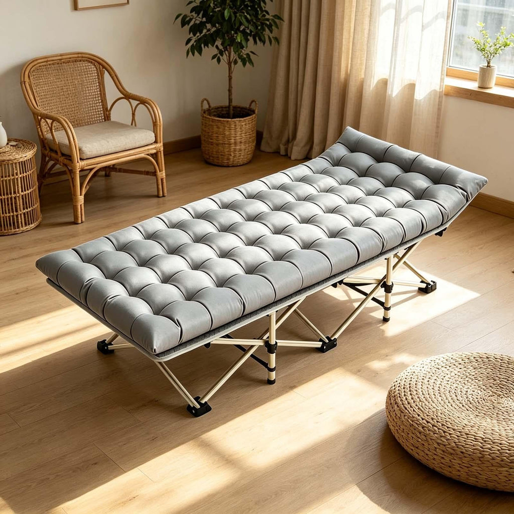 Portable Foldable Sleeping Cot with Padded Mat W110