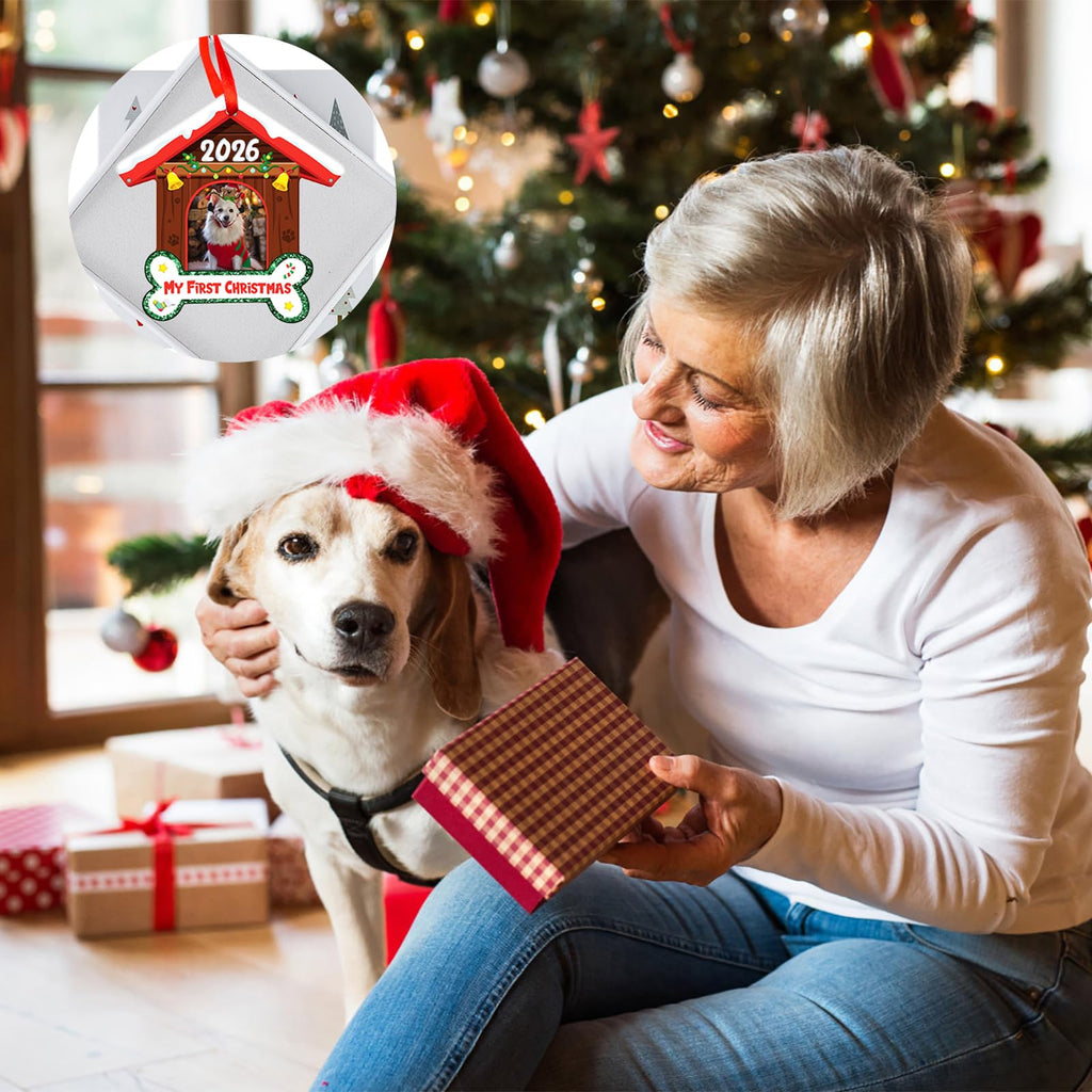 Dog Picture Frame Ornament M7891