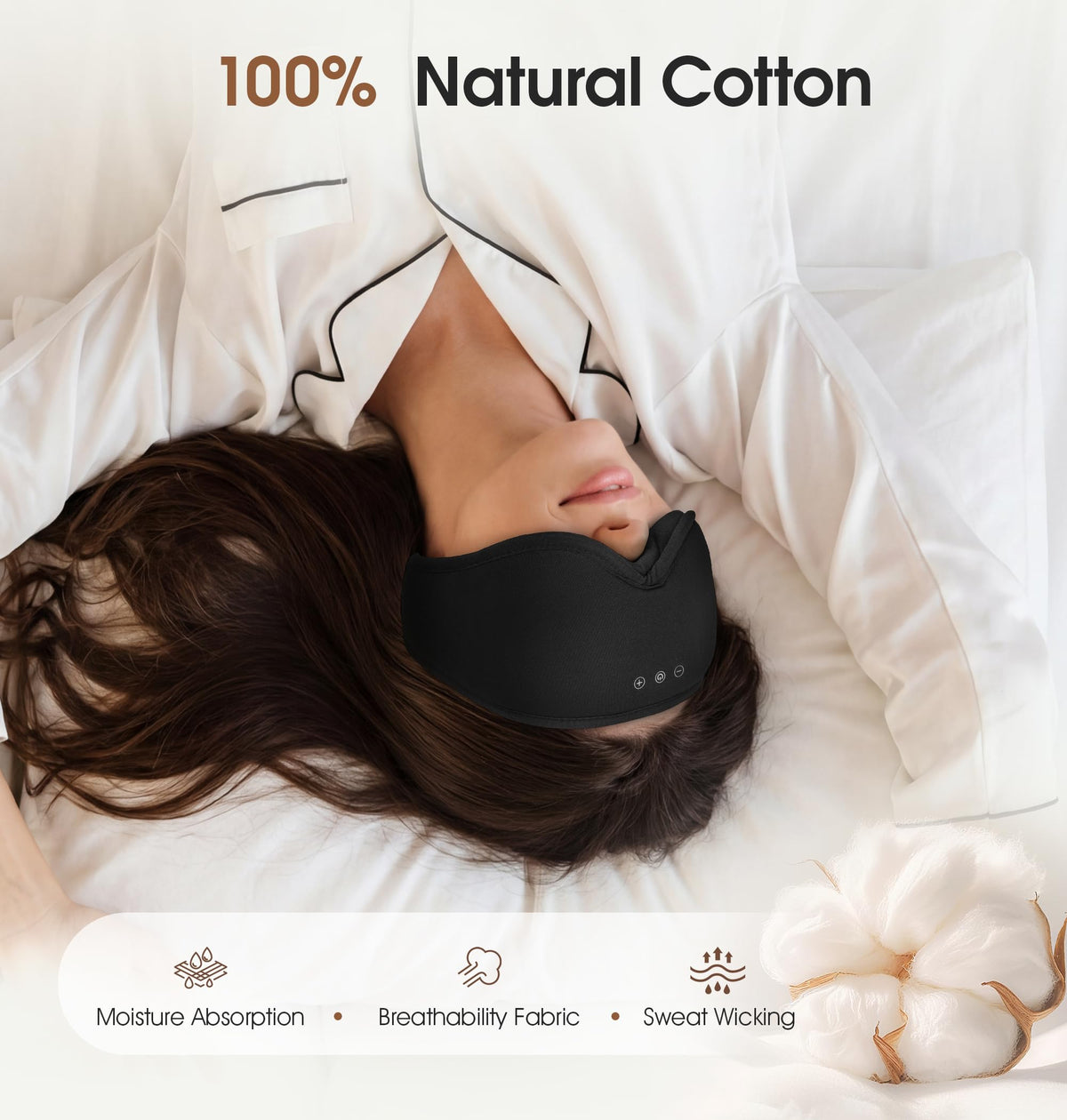 Bamboo Cotton Bluetooth Sleep Mask Z233107