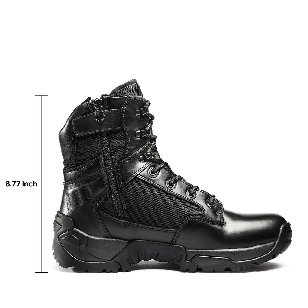 Men's Side Zipper Tactical Work Boots I4071