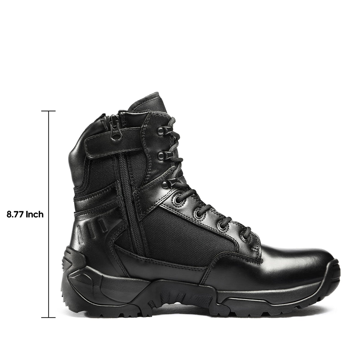 Men's Side Zipper Tactical Work Boots I4071