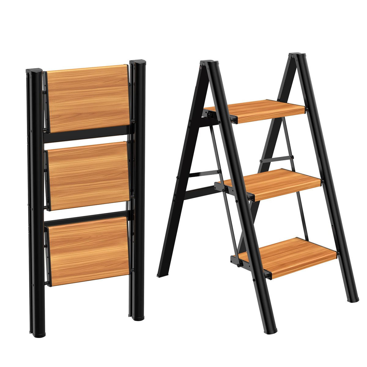 3 Step Aluminum Folding Stool L391438