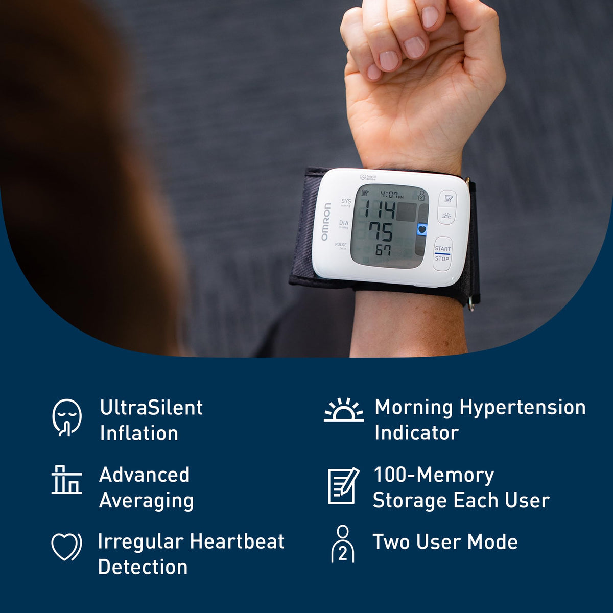 Wireless Wrist Blood Pressure Monitor V231471