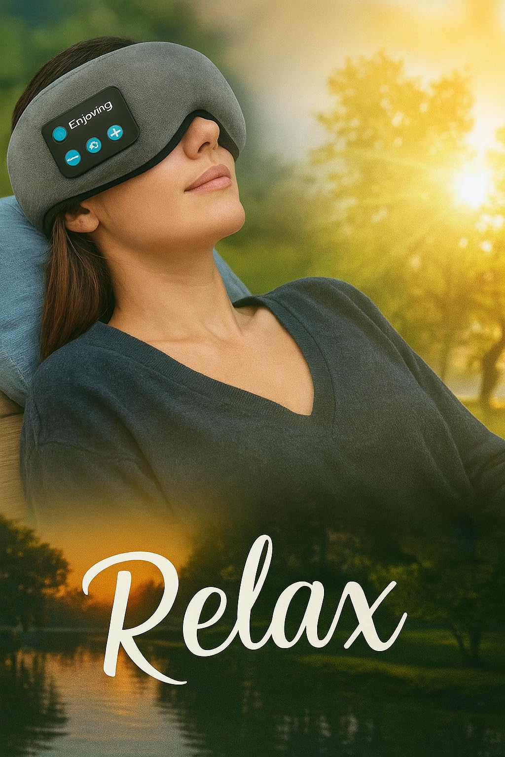 Bluetooth Sleep Mask with Built-in Headphones R26039