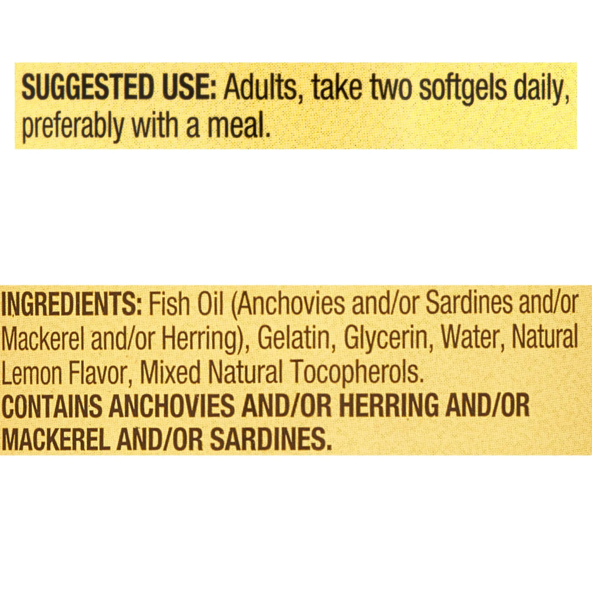 Omega-3 Fish Oil 1000 mg 120 Count Softgels Dietary Supplement T269532