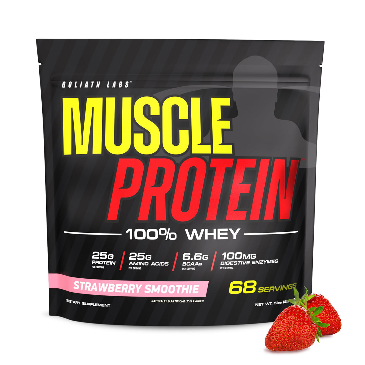Whey Protein Powder Strawberry 5 lbs Z419