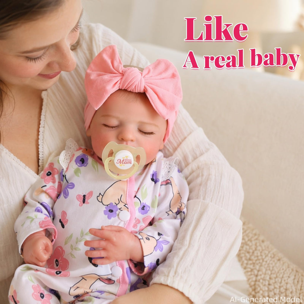 20 Inch Closed-Eye Reborn Baby Doll A600
