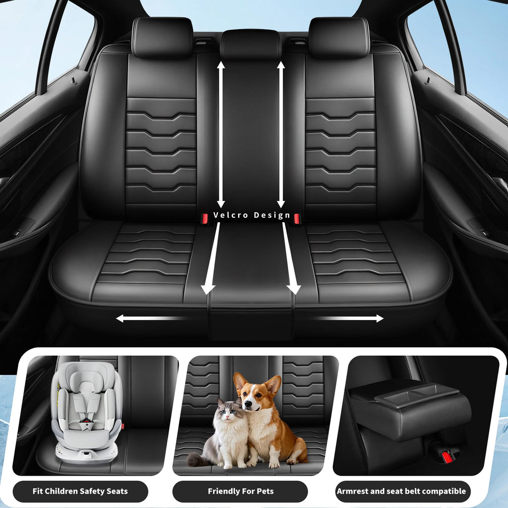 Black Car Seat Covers A1333