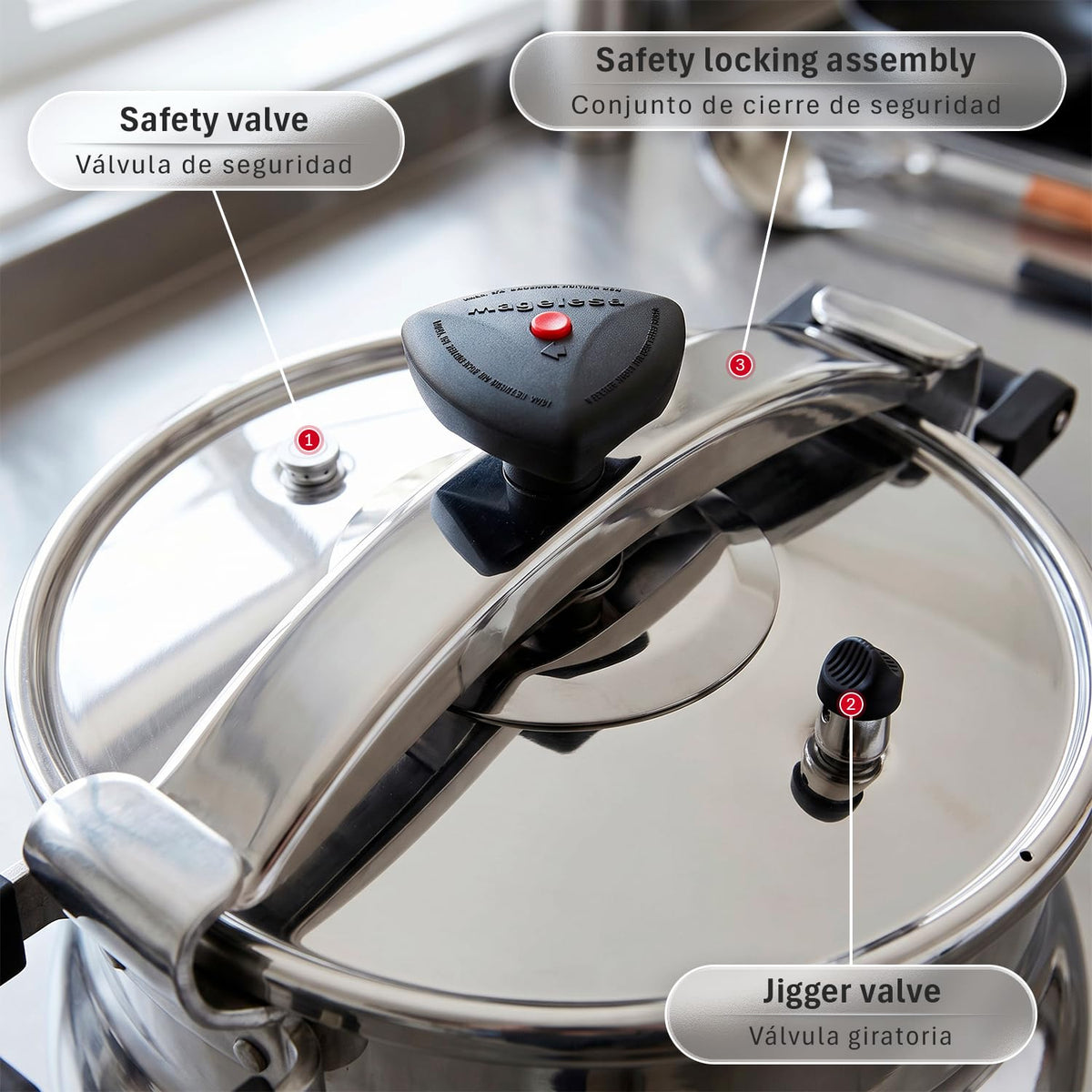 23.2-Quart Aluminum Pressure Cooker V26160