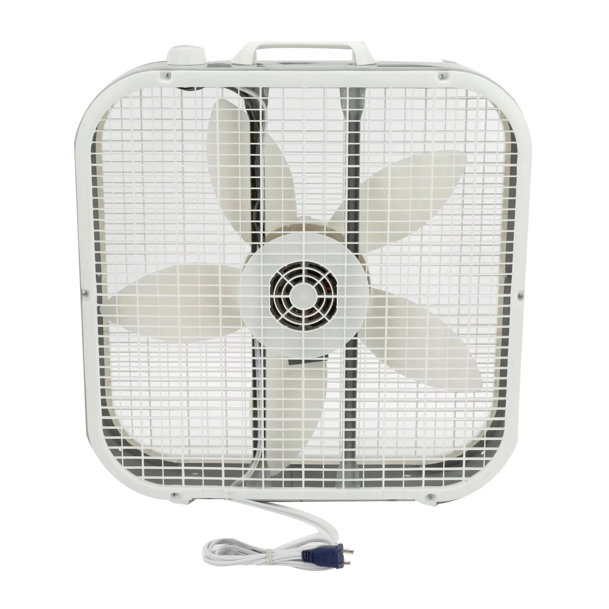 20" 3 Speeds White Portable Floor Fan M435