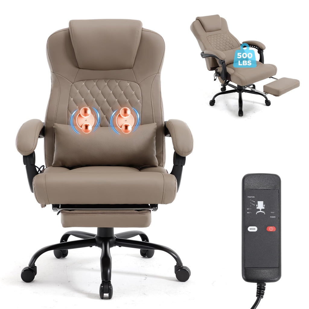3D Kneading Massage Plus Size Office Chair C842