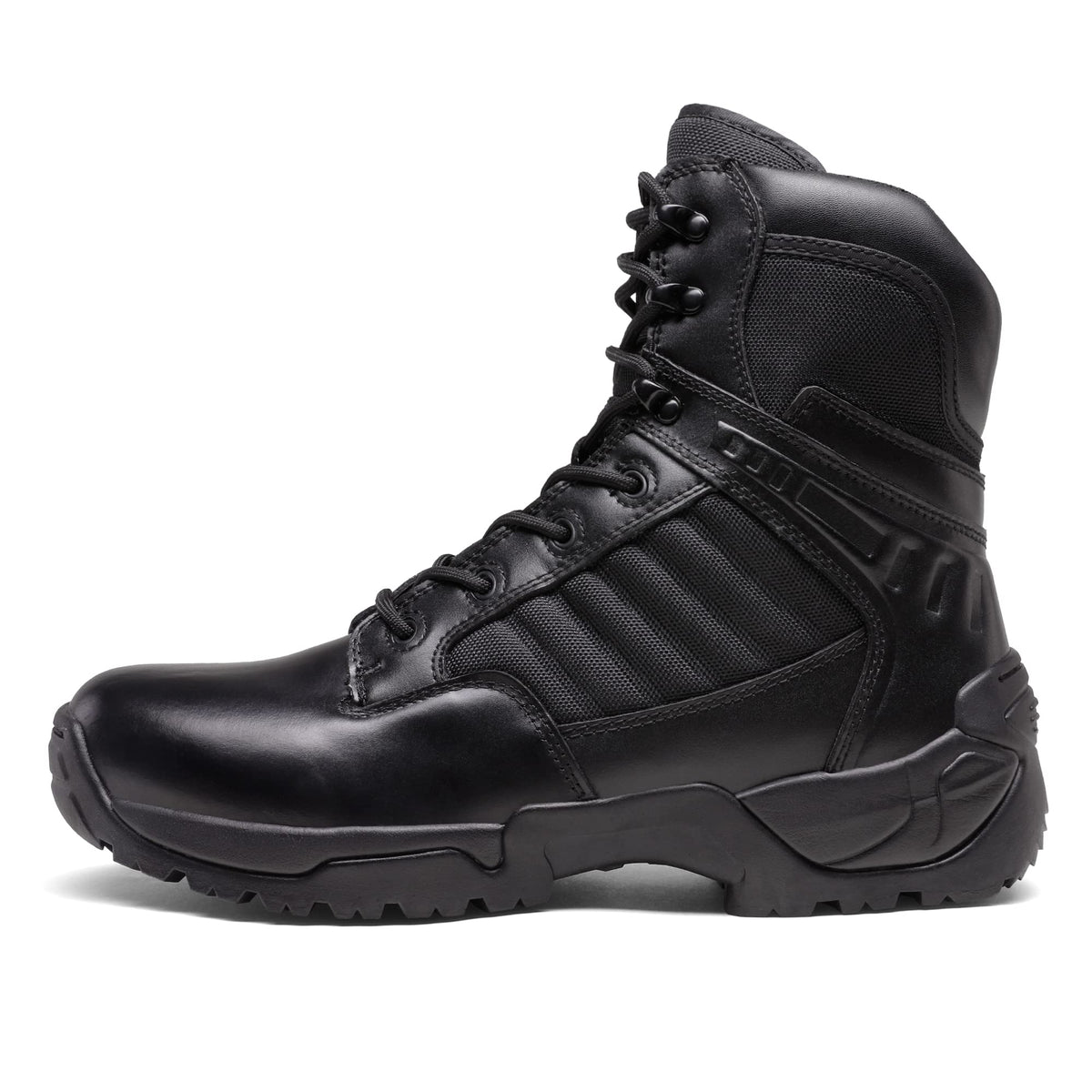 Men's Side Zipper Tactical Work Boots I4071