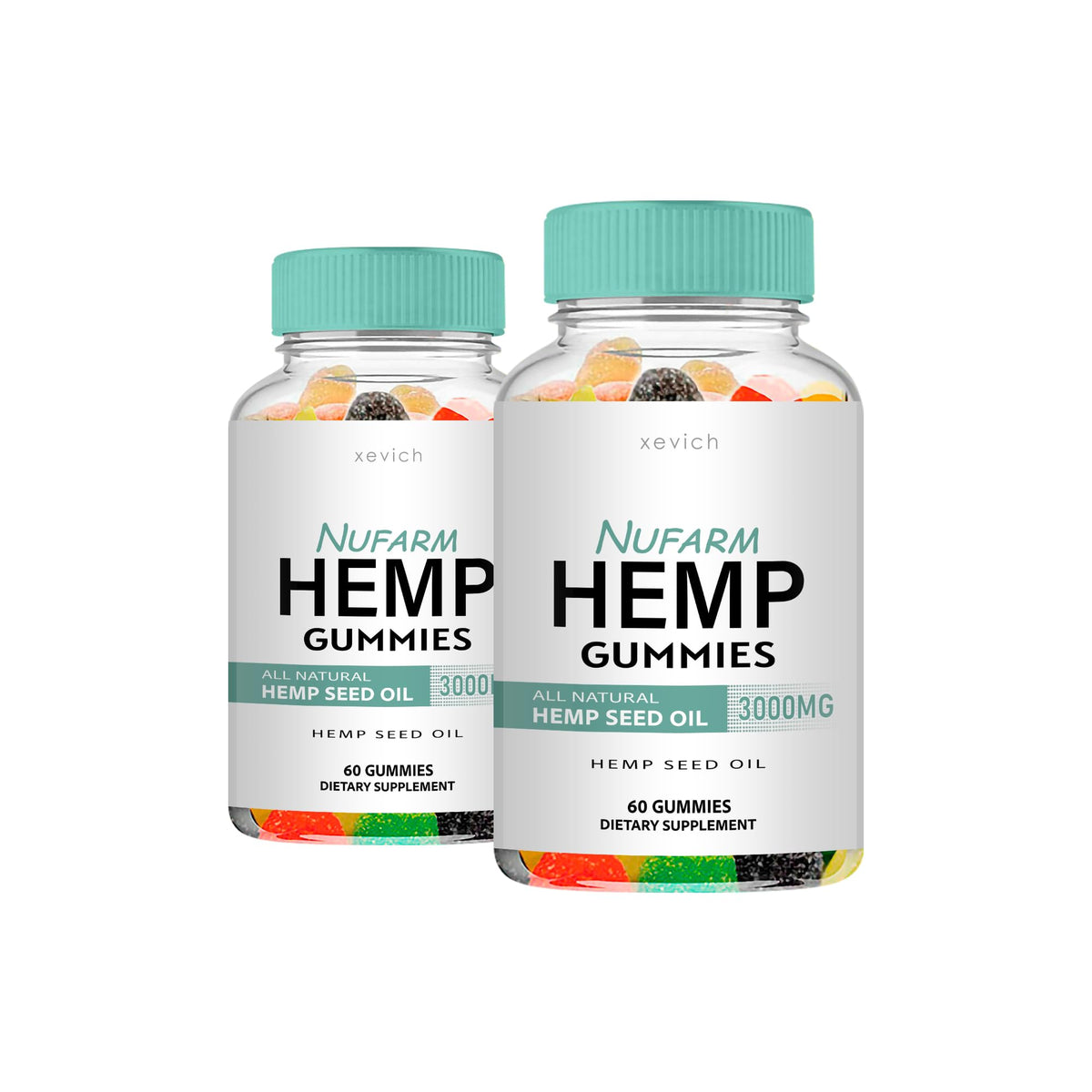 Hemp Gummies 2 Pack 120 Gummies N9877