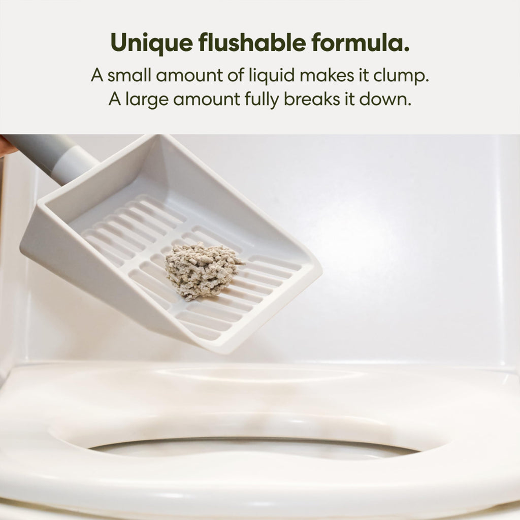 Tofu Cat Litter Clumping Flushable Unscented 9.25lbs 2Bags Z5924