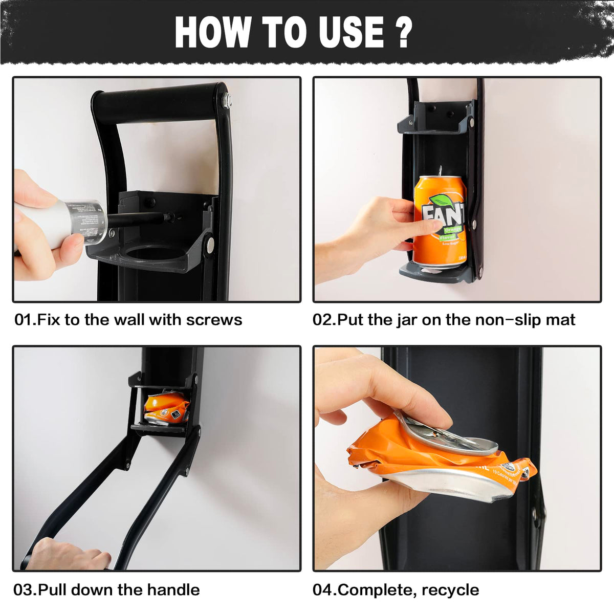 16 oz Metal Can Crusher I8306