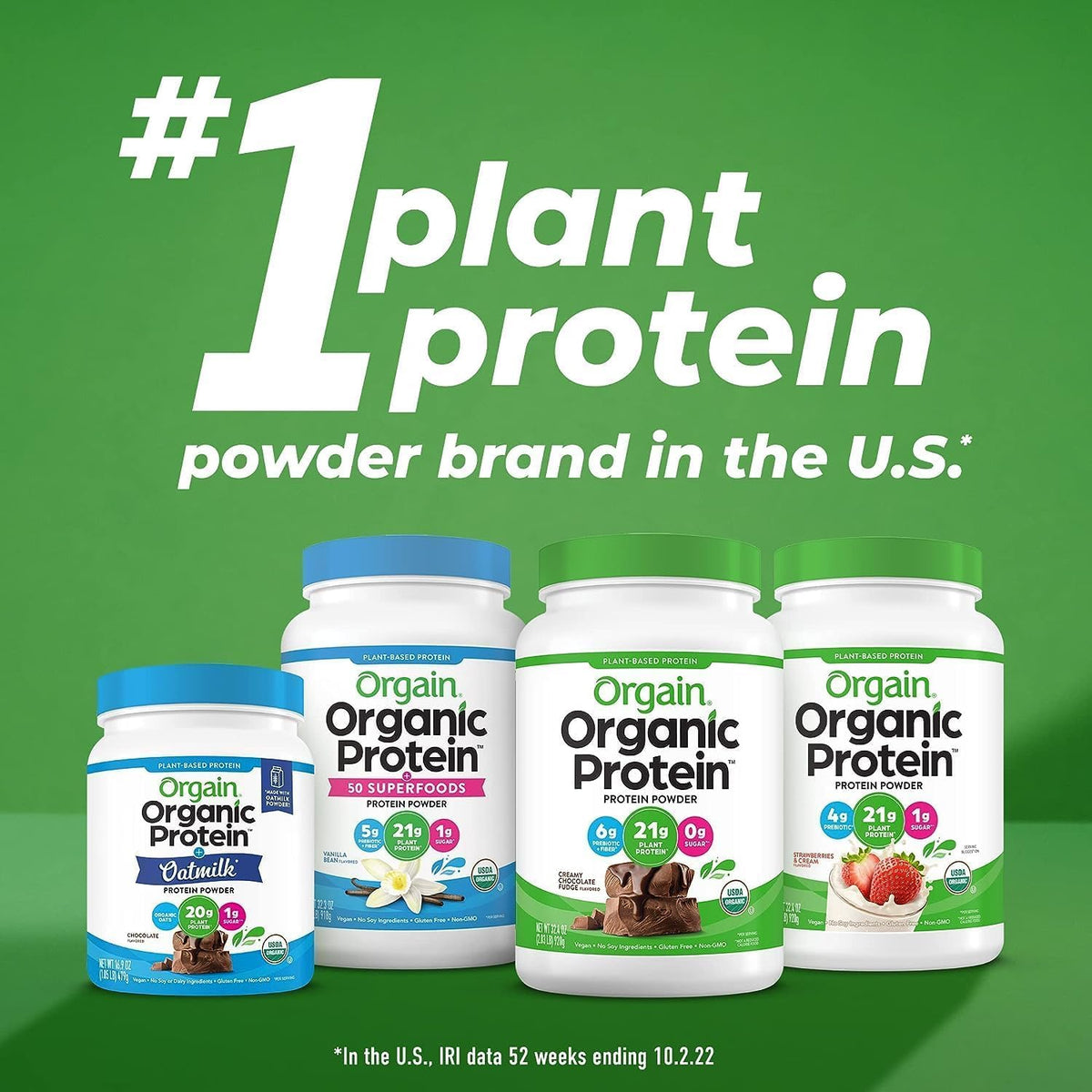 Organic Vegan Protein Powder + Superfoods Powder Bundle Z554