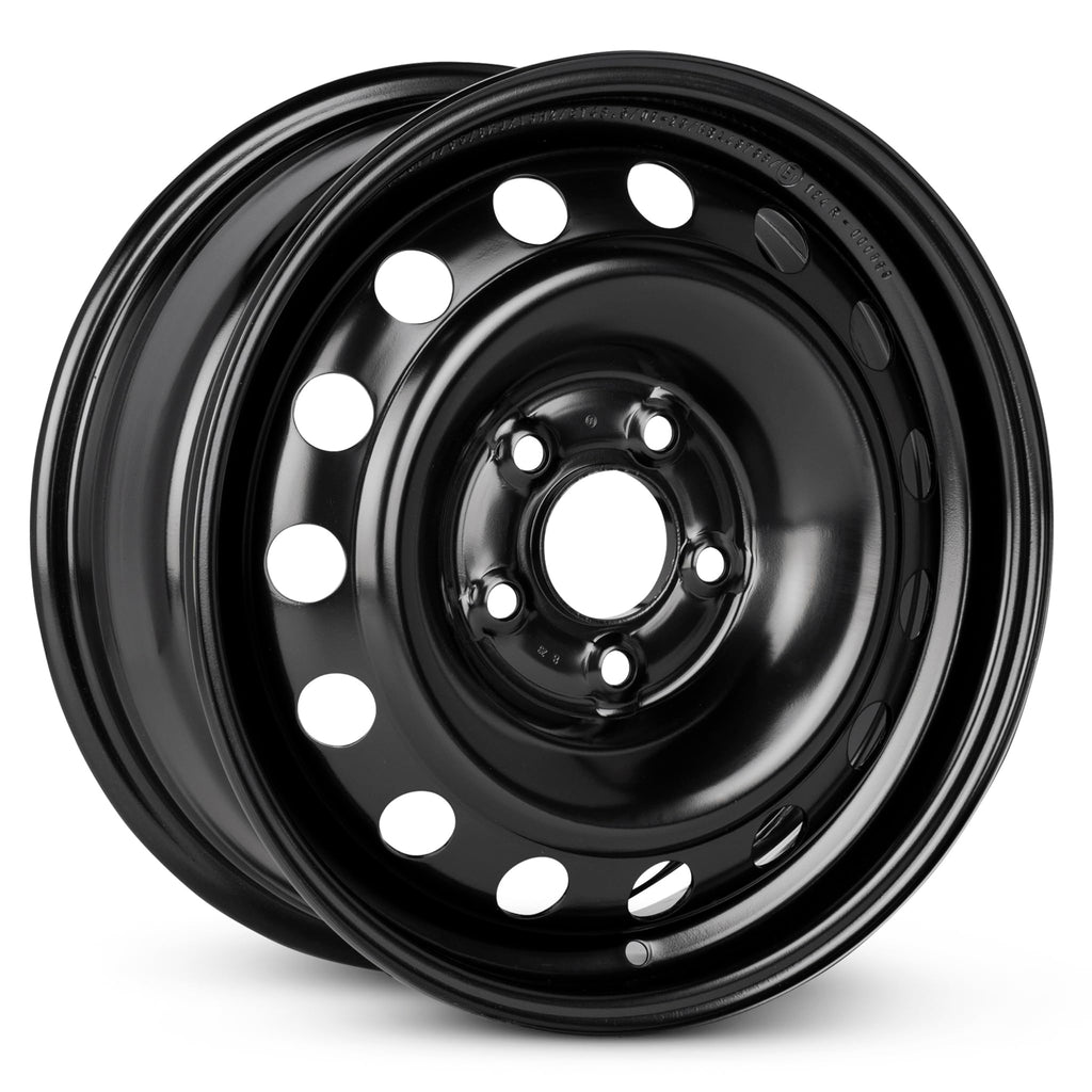 16 Inch Painted Black Car Wheel V90754