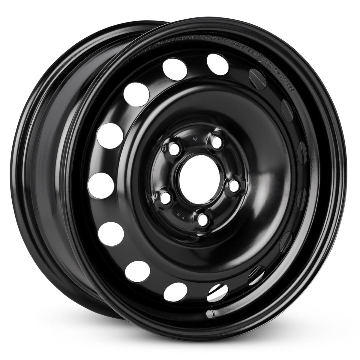 16 Inch Painted Black Car Wheel V90754