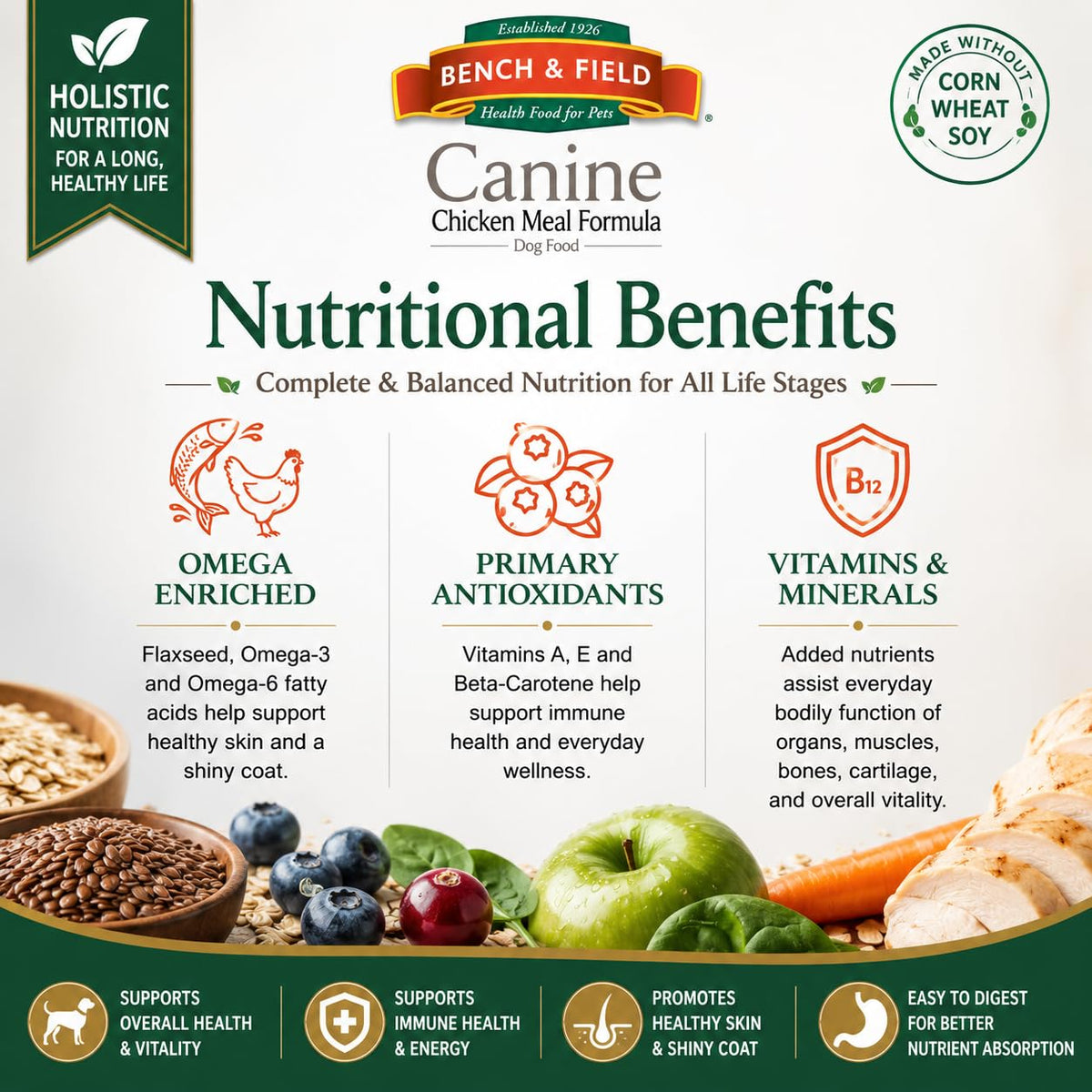 Chicken Meal & Brown Rice Dry Dog Food 6.6 lb G6200