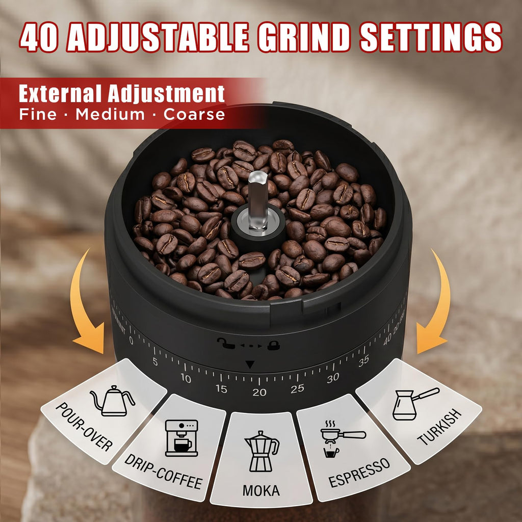 Electric Coffee Grinder with Conical Ceramic Burr C227