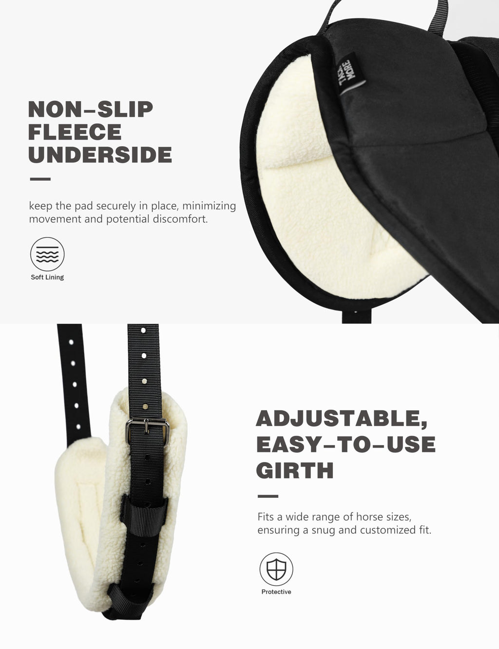 Bareback Pad with Girth Y3612