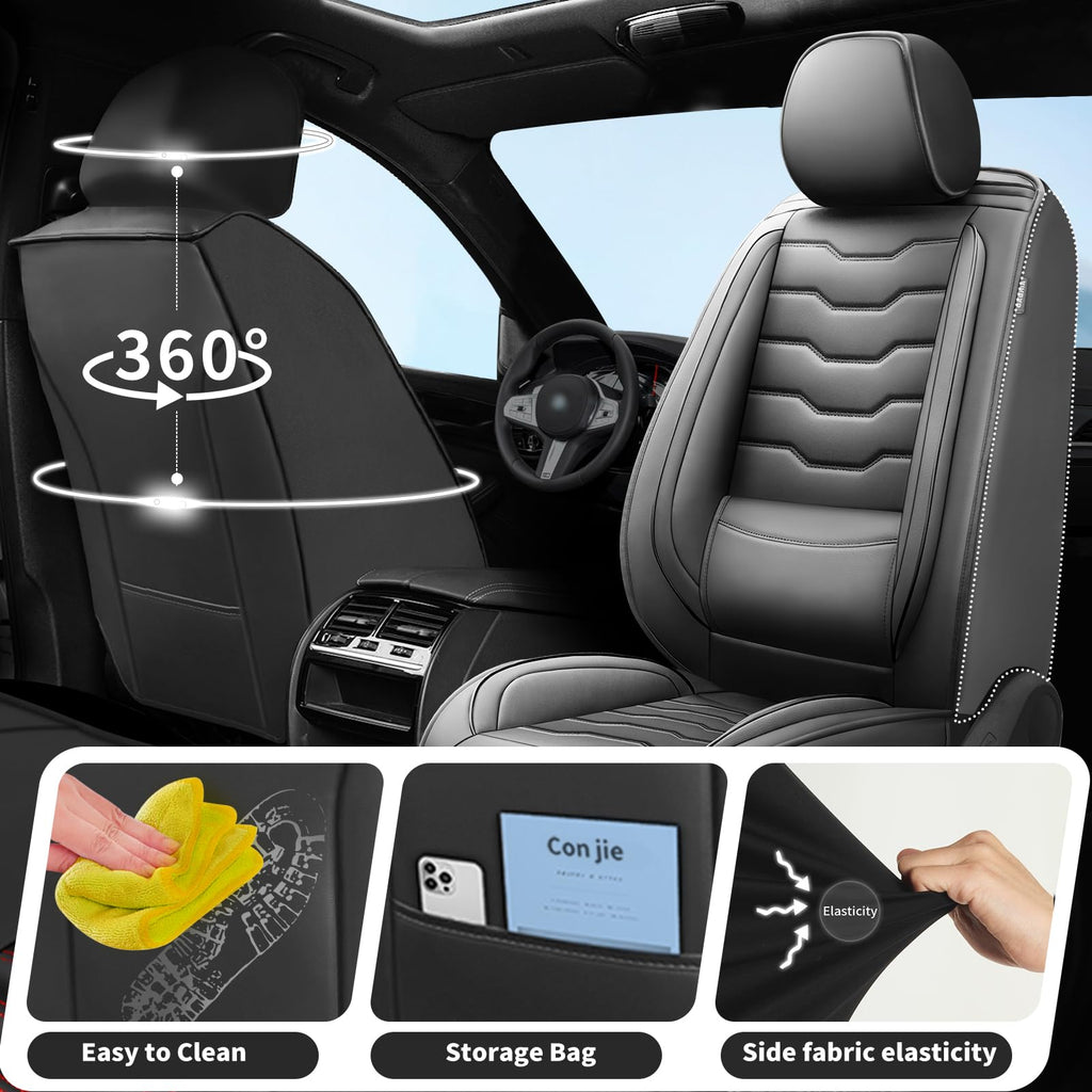 Black Car Seat Covers A1333