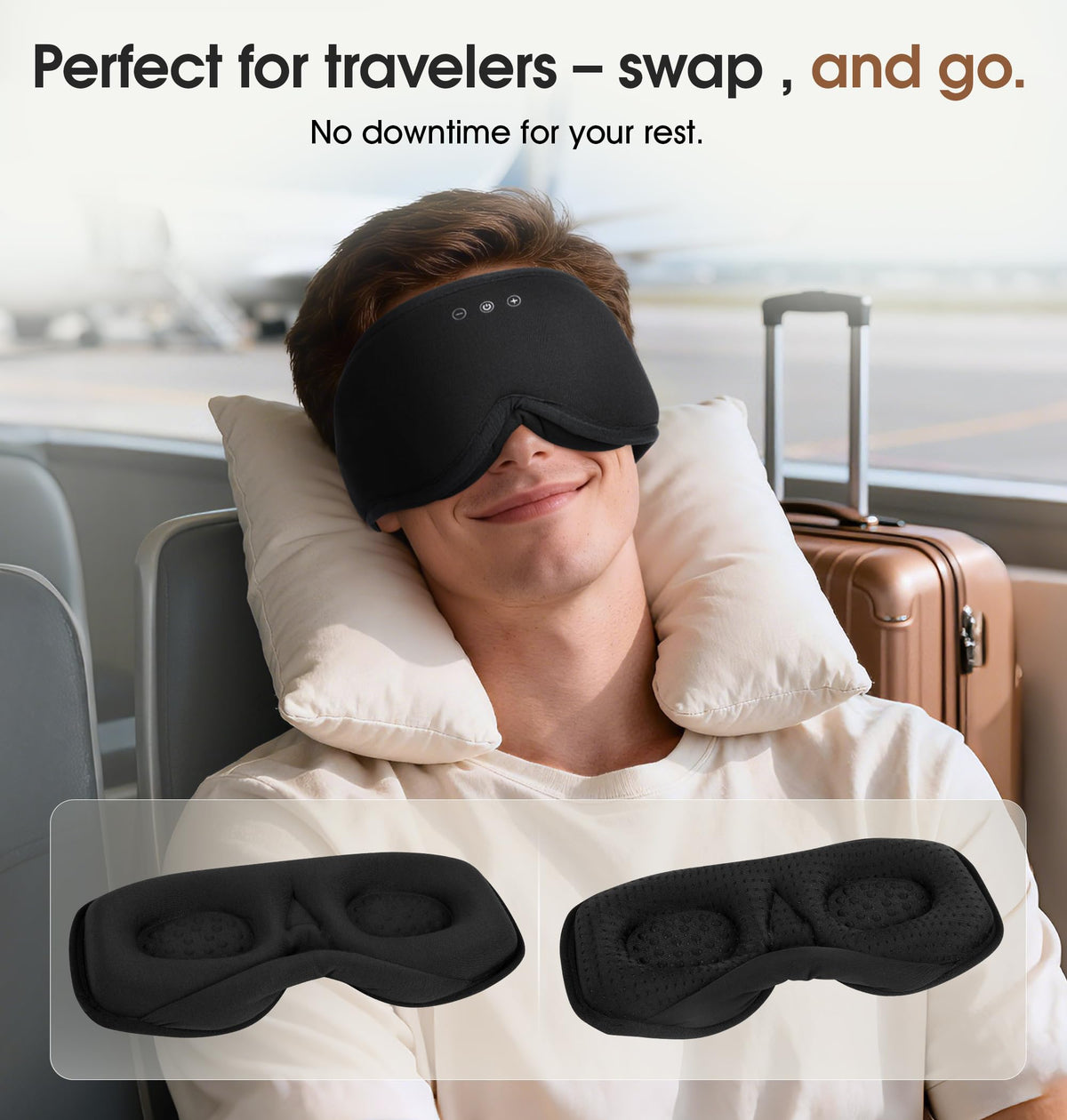 Bamboo Cotton Bluetooth Sleep Mask Z233107