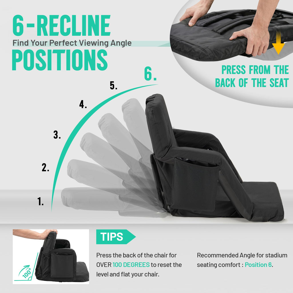 Padded Bleacher Seat Cushion Q4197