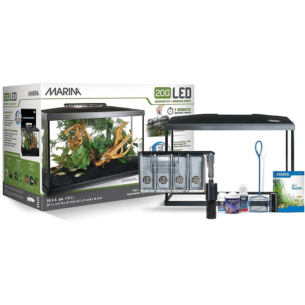 20 Gallon LED Aquarium Kit with Filter E1067