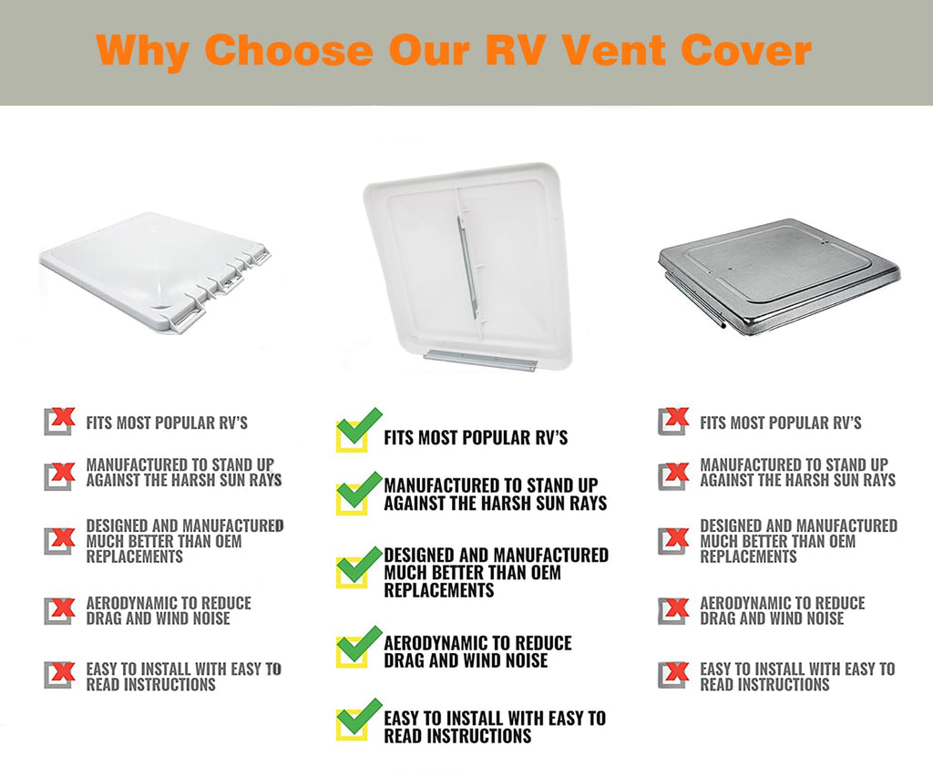 14" RV Roof Vent Cover O259761