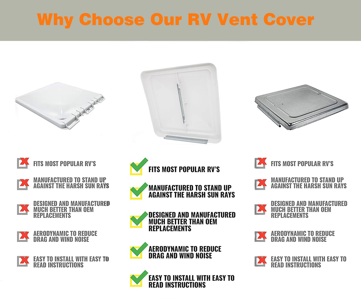 14" RV Roof Vent Cover O259761