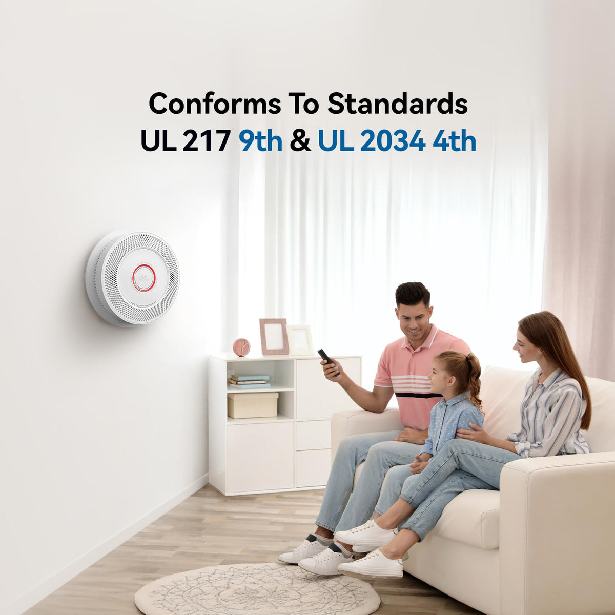 Smoke and Carbon Monoxide Detector 10-Year Battery 4 Pack L278603