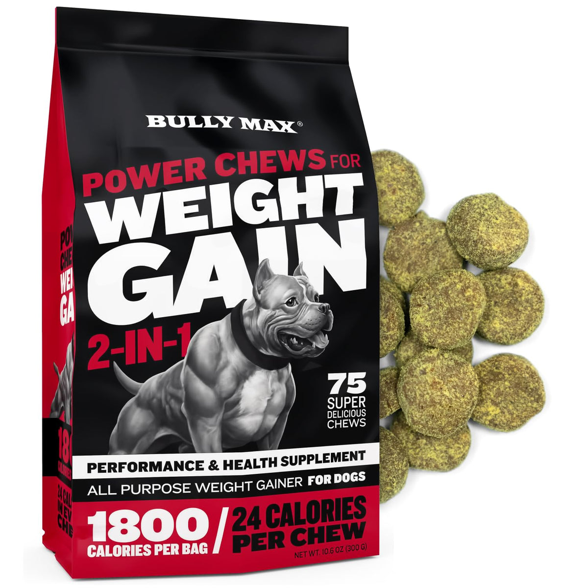 Liquid Muscle Builder & Weight Gainer Soft Chews A2704