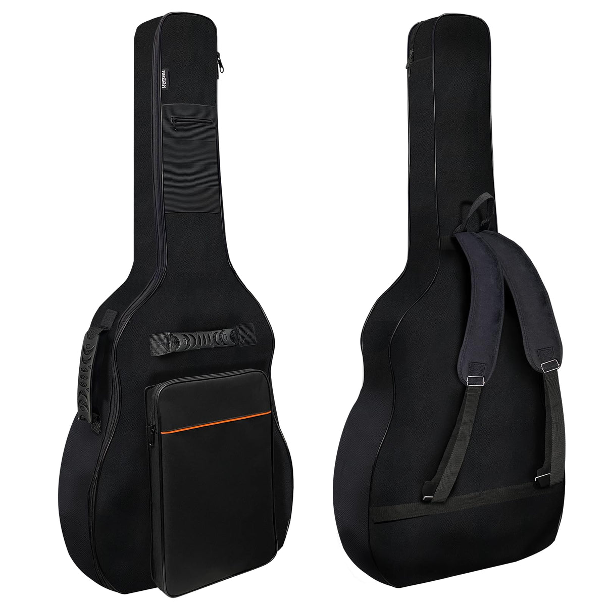 0.5-inch Extra Thick Padding Waterproof Oxford Acoustic Guitar Bag T81378