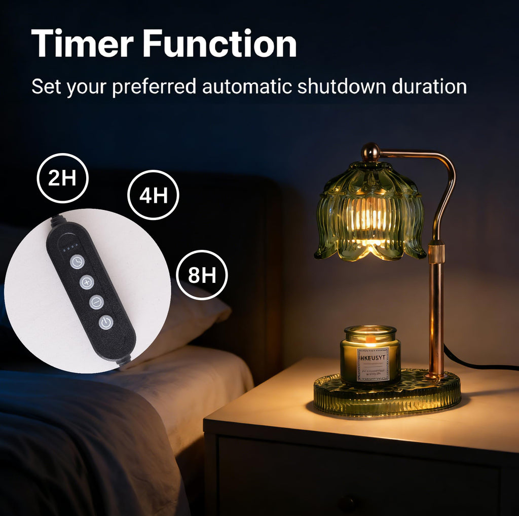 Dimmable Candle Warmer Lamp with Timer T69666