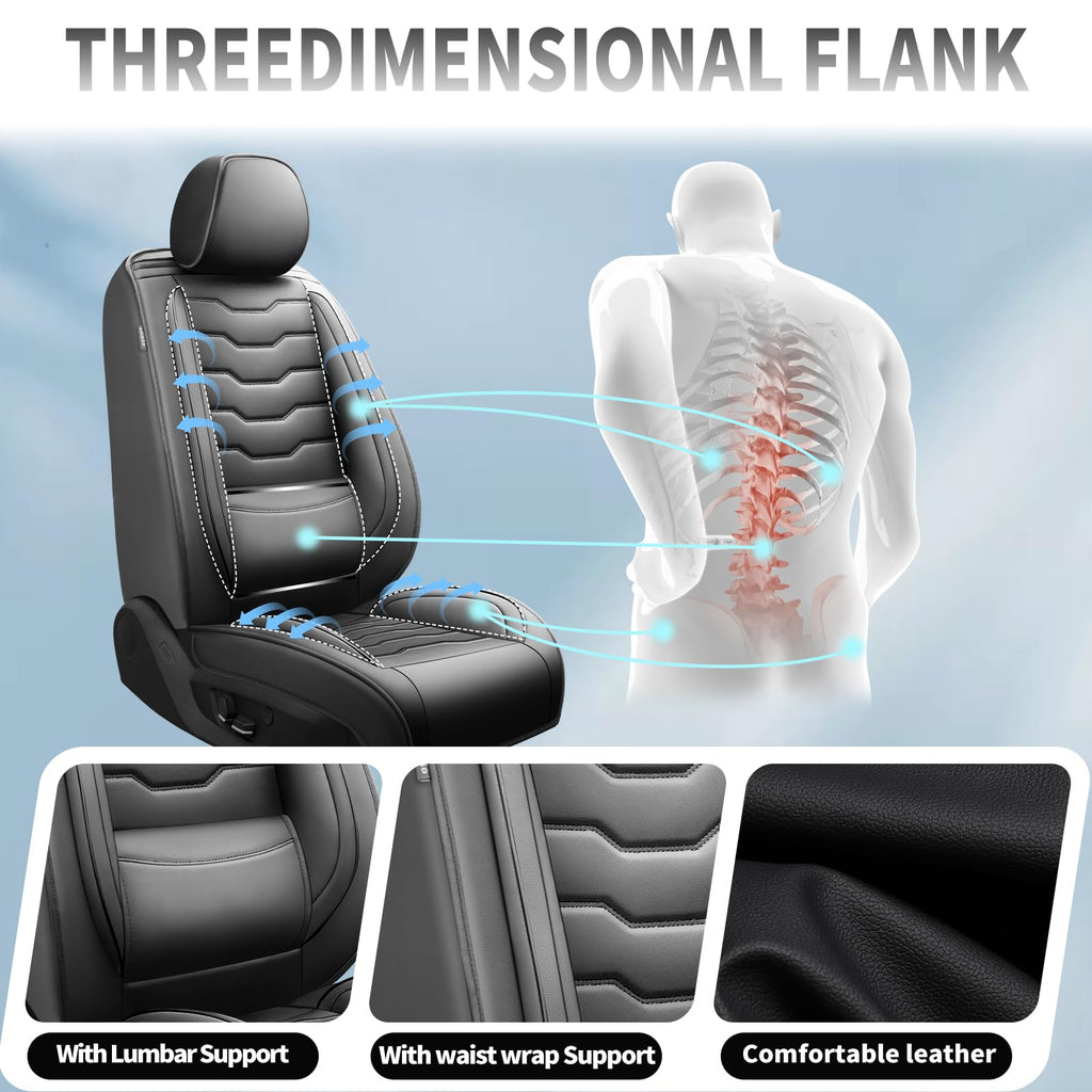 Black Car Seat Covers A1333