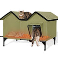 Weatherproof Outdoor Heated Cat House X374954