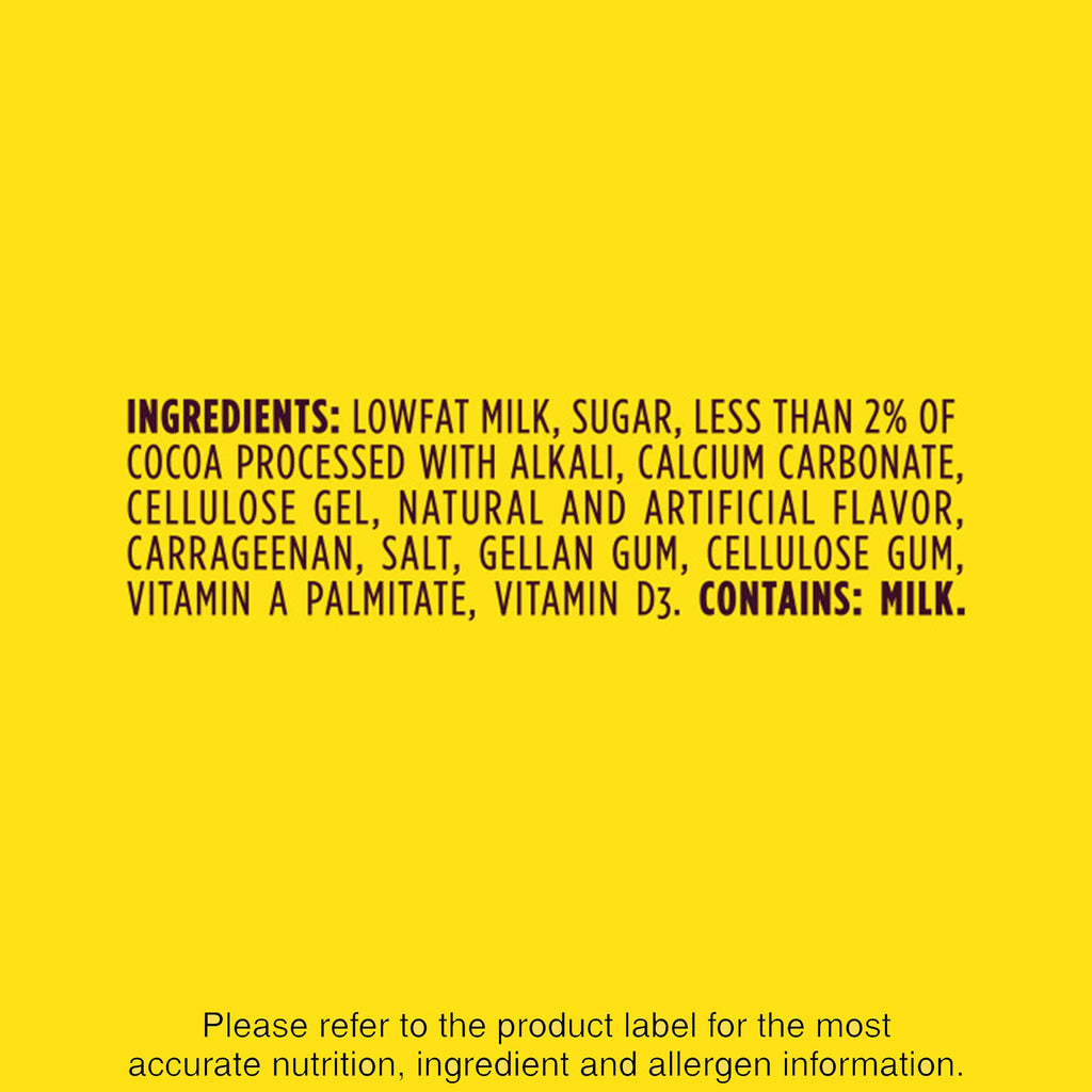 Lowfat Chocolate Milk 8 Fl Oz 12 Pack N405
