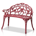 38.5" Cast Iron Aluminum Patio Bench E875231