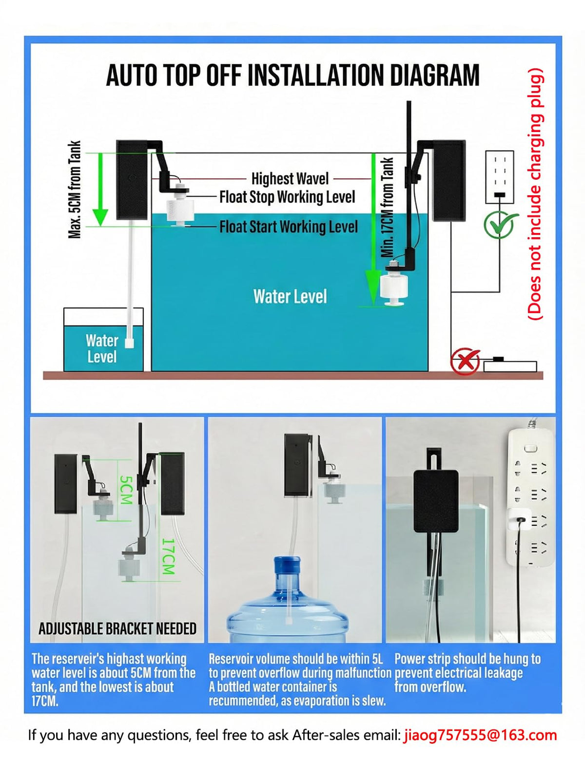 Auto Top Off System with Float Sensor S2526