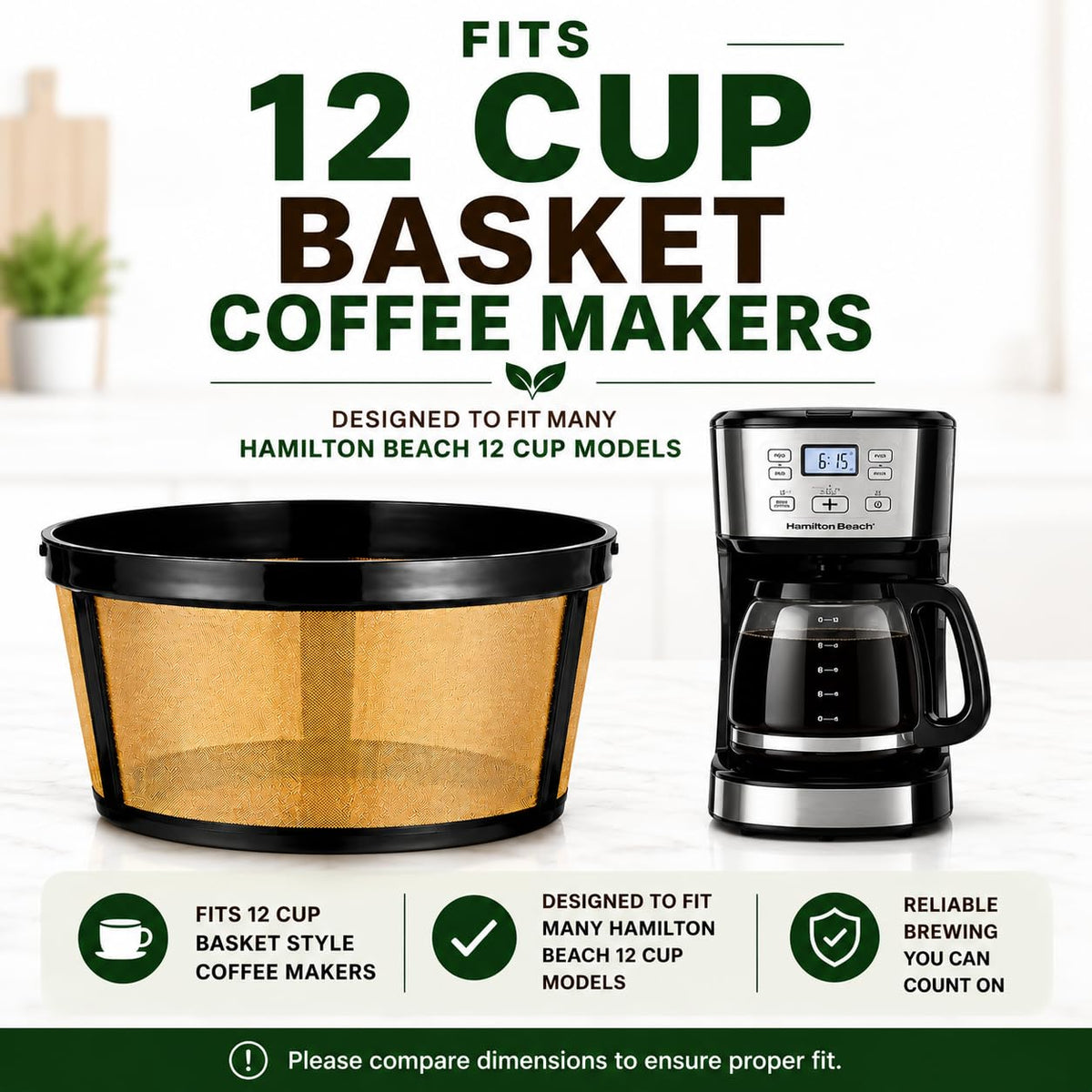 12 Cup Reusable Coffee Filter R4141