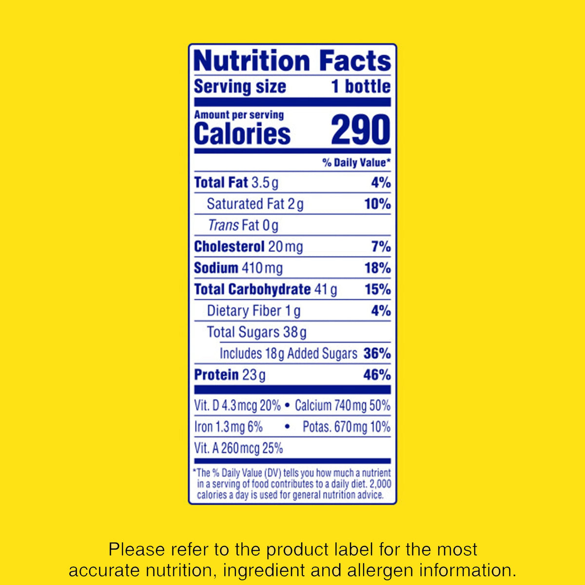 Chocolate Milk Drink 14 Fl Oz A702